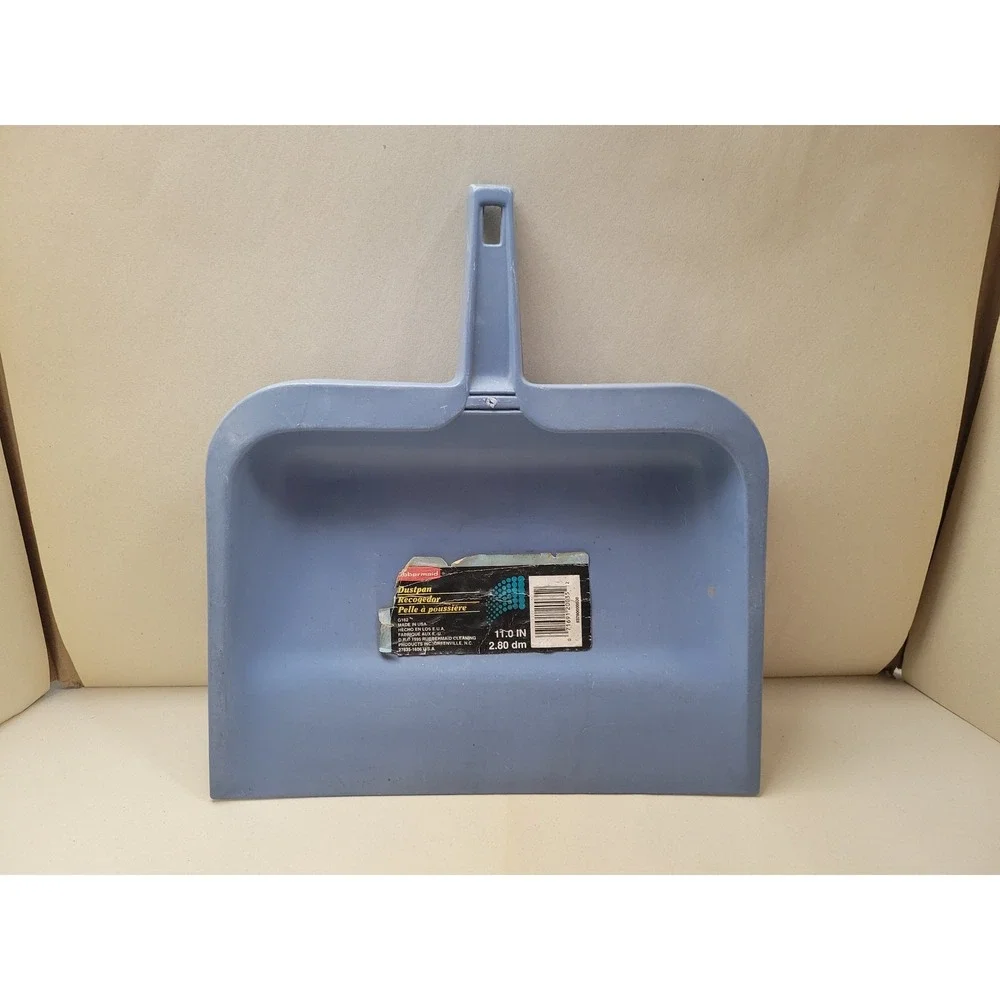 Vintage Rubbermaid Dust Pan Blue 2000s Household Cleaning Tool Sturdy Gadget